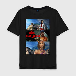 Мужская футболка оверсайз Dead Island Мертвый остров