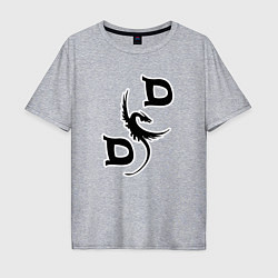 Мужская футболка оверсайз D&D Dragon