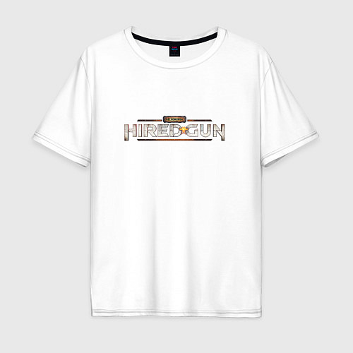Мужская футболка оверсайз Necromunda: Hired Gun / Белый – фото 1