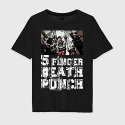 Мужская футболка оверсайз Five Finger Death Punch