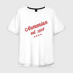 Мужская футболка оверсайз Armenian 1918