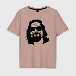 Мужская футболка оверсайз Большой Лебовски Big Lebowski