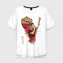 Мужская футболка оверсайз Francesco Totti - Roma - Italy