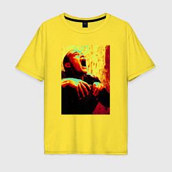 Мужская футболка оверсайз Trainspotting Scream