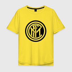Футболка оверсайз мужская INTERNATIONAL INTER MILAN, цвет: желтый