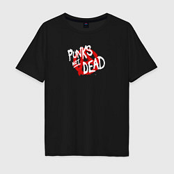 Мужская футболка оверсайз Punk’s Not Dead