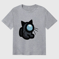 Футболка оверсайз мужская Among Us, цвет: меланж