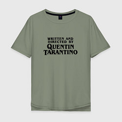 Мужская футболка оверсайз Quentin Tarantino
