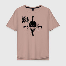 Мужская футболка оверсайз Пираты Белоуса One Piece