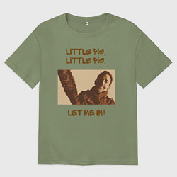 Футболка оверсайз мужская Negan, цвет: авокадо