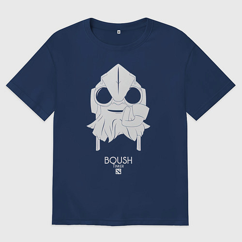 Мужская футболка оверсайз Тинкер из Доты 2 / Тёмно-синий – фото 1