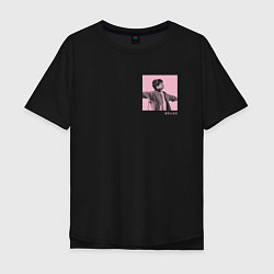 Мужская футболка оверсайз EUPHORIA BTS PINK Edition