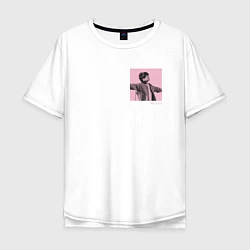 Мужская футболка оверсайз EUPHORIA BTS PINK Edition