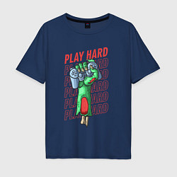 Мужская футболка оверсайз Play Hard