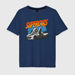 Мужская футболка оверсайз Supercars