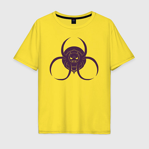 Мужская футболка оверсайз Кумоко / Желтый – фото 1