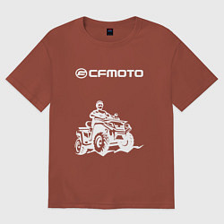 Мужская футболка оверсайз CFmoto СФ мото КВАДРОЦИКЛ