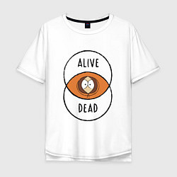 Мужская футболка оверсайз Между жизнью и смертью