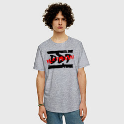 Футболка оверсайз мужская DDT НЕ СТРЕЛЯЙ!, цвет: меланж — фото 2
