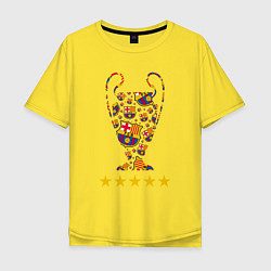 Мужская футболка оверсайз Barcelona Cup