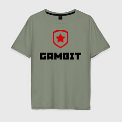 Мужская футболка оверсайз Gambit