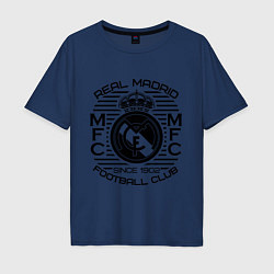 Футболка оверсайз мужская Real Madrid MFC, цвет: тёмно-синий