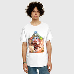 Футболка оверсайз мужская Ark Survival АРК СУРВИВАЛ Z, цвет: белый — фото 2