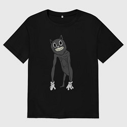 Мужская футболка оверсайз Cartoon Cat Мультяшный кот