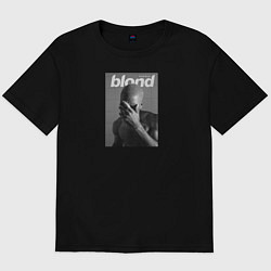 Футболка оверсайз мужская Blonde, цвет: черный