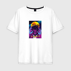 Футболка оверсайз мужская Juice Wrld, цвет: белый