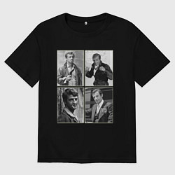 Футболка оверсайз мужская Бельмондо навсегда, цвет: черный