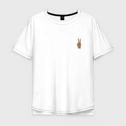 Мужская футболка оверсайз Peace Мир Z