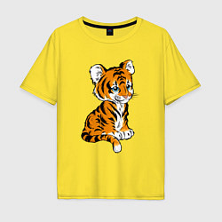 Мужская футболка оверсайз Little Tiger