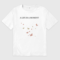 Мужская футболка оверсайз Бабочки