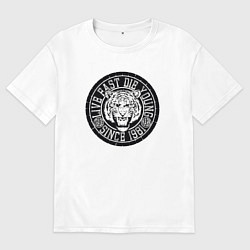 Мужская футболка оверсайз Живи быстро, умри молодым