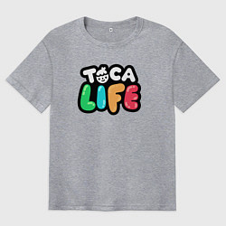 Мужская футболка оверсайз Toca Life logo