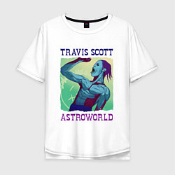 Мужская футболка оверсайз ASTROWORLD TRAVIS SCOTT Z