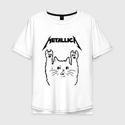 Мужская футболка оверсайз METALLICA МЕТАЛЛИКА