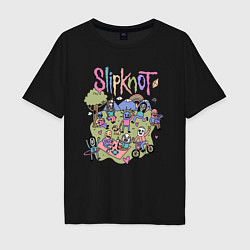 Мужская футболка оверсайз SLIPKNOT
