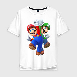 Мужская футболка оверсайз Mario Bros