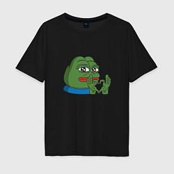 Мужская футболка оверсайз Pepe love пепе лов