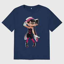 Футболка оверсайз мужская Splatoon1, цвет: тёмно-синий