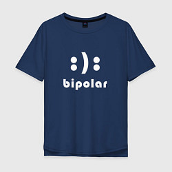 Мужская футболка оверсайз Bipolar Биполяр Расстройство