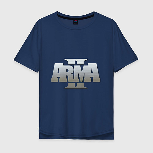 Мужская футболка оверсайз Operation Arrowhead / Тёмно-синий – фото 1