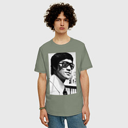 Футболка оверсайз мужская Dragon Legend, цвет: авокадо — фото 2