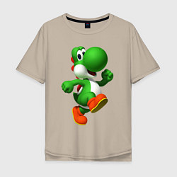 Мужская футболка оверсайз 3d Yoshi