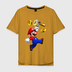 Мужская футболка оверсайз Mario cash