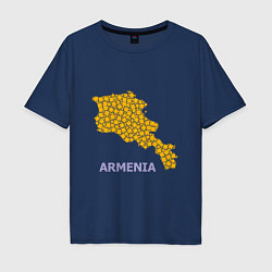 Мужская футболка оверсайз Golden Armenia