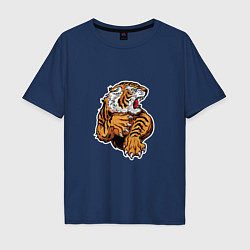 Мужская футболка оверсайз Boom Tiger