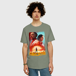 Футболка оверсайз мужская FAR CRY 6 ФАР КРАЙ 6 ПОСТЕР, цвет: авокадо — фото 2